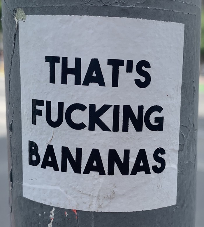 Seattle Sticker Patrol: This Is Bananas!